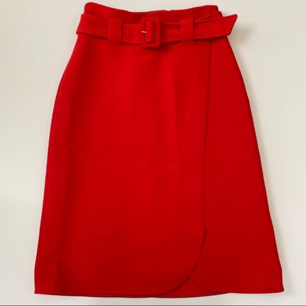 Halogen Belted Pencil Skirt